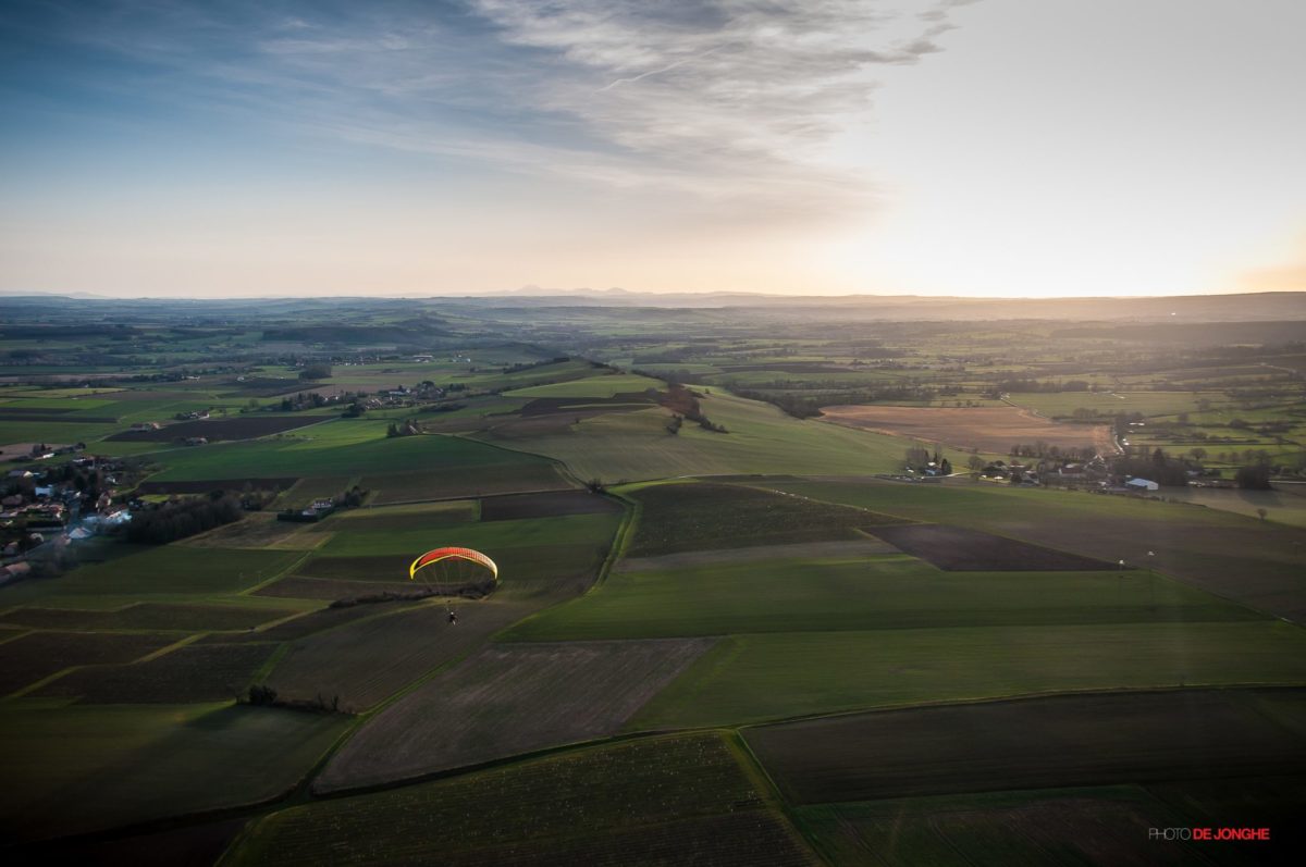 Vol en paramoteur © De Jonghe